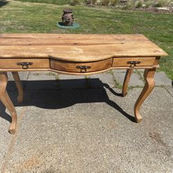 51” Long Solid wood Desk