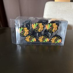 Chicago Blackhawk Shower Curtain Hooks