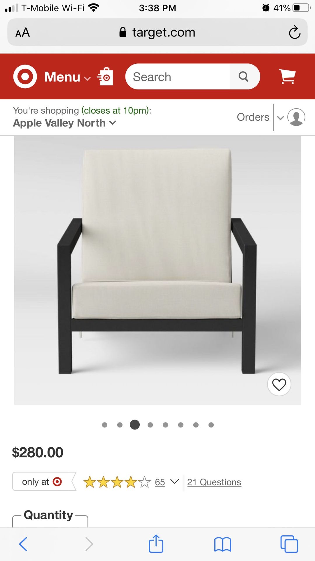 Asti Adirondack Patio Club Chair Ottoman Set Project 62 $260 OBO