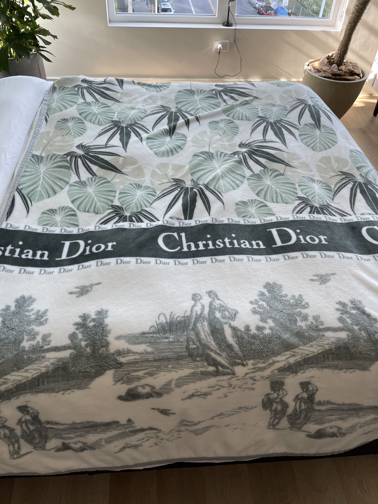 Christian Dior Faux Blanket