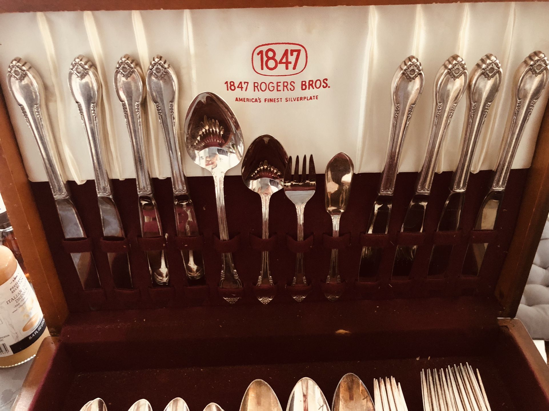 48 silver plated cutlery
