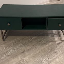 Hunter Green Tv Stand or Coffee Table 