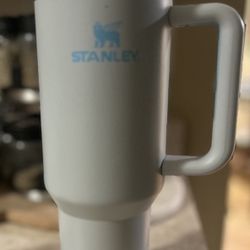 Stanley 40oz light blue tumbler mug.  Read description