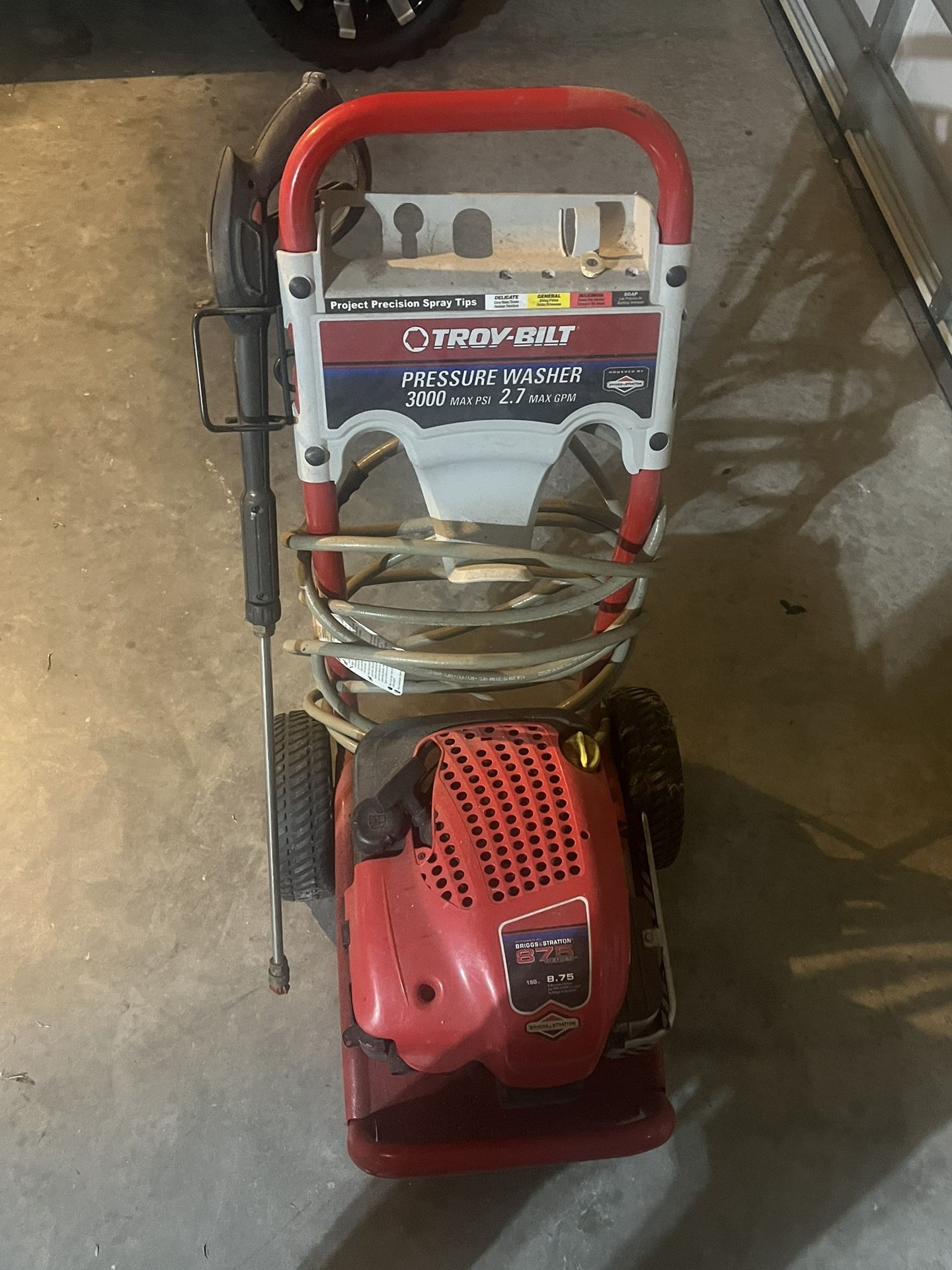 Troy-Bilt Pressure washer