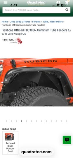Fishbone Fenders for a JK