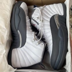 Jordan 12 Retro White Dark Grey