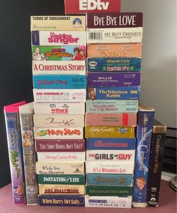 Lot of 35 VHS Tapes