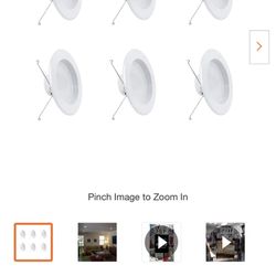 6 Pack Soft White Lights