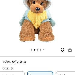 Small Tortoise Costume For Dog Or Cat