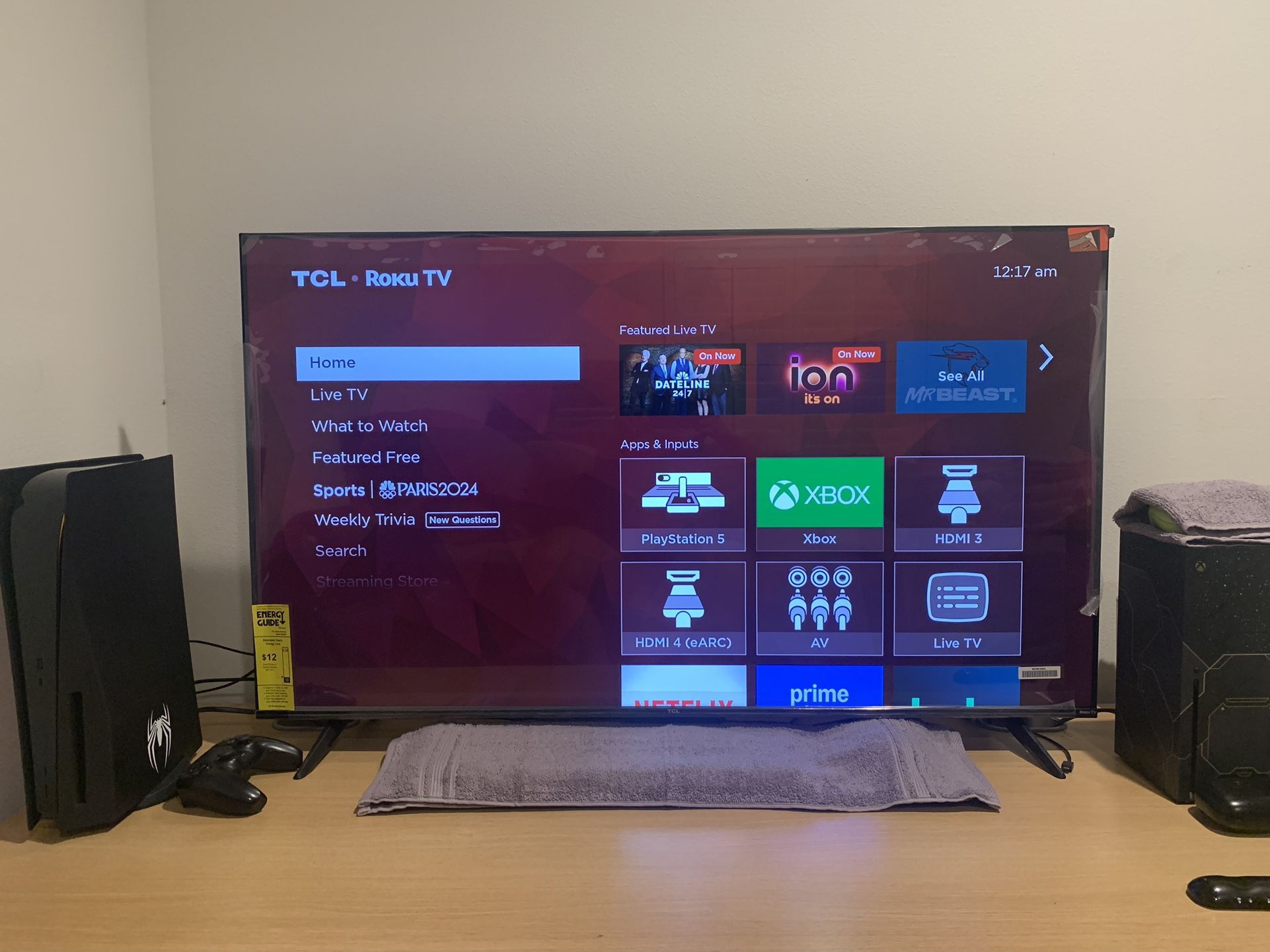 TCL Roku 50inch 4k UHD Smart TV