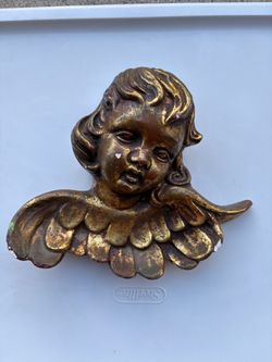 Angel wall statue