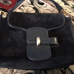 Gucci SUPER RARE 1950s  Purse-Navy Blue 
