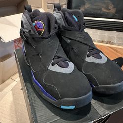 Jordan Retro 8 Aqua Sz 7y