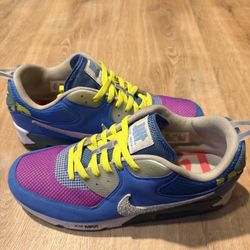UNDEFEATED × Nike Air Max 90 Blue Purple Grey  CLEAN RARE CQ2289-400 Men Size 12