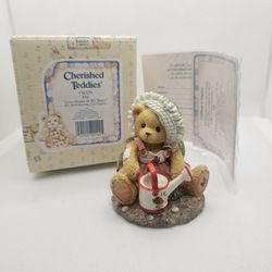New 1995 Cherished Teddies ELLA Love Grows  Girl Bear Figurine Hat Watering Can

MINT CONDITION,  STORED IN THE BOX, COMES WITH ORIGINAL PACKAGING

EL