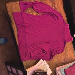 Medium Long Sleeve Purple Turtle Neck