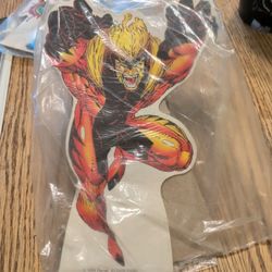 SABERTOOTH - Marvel Comics - 10" Cardboard Standee - 1993 - Comic Images SEALED