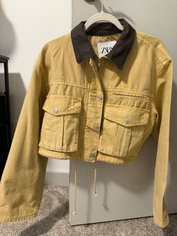 Zara cotton jacket, brand new.  S