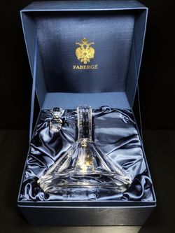 Fabergé crystal Decanter 