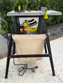 Craftsman Evolv 10-Inch Table Saw With Stand & Dust Bag