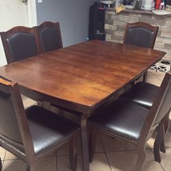 Dinner Table With 6 Chairs 