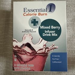 NEW Optavia Essential 1 Calorie Burn Infuser Drink Mix - Mixed Berry