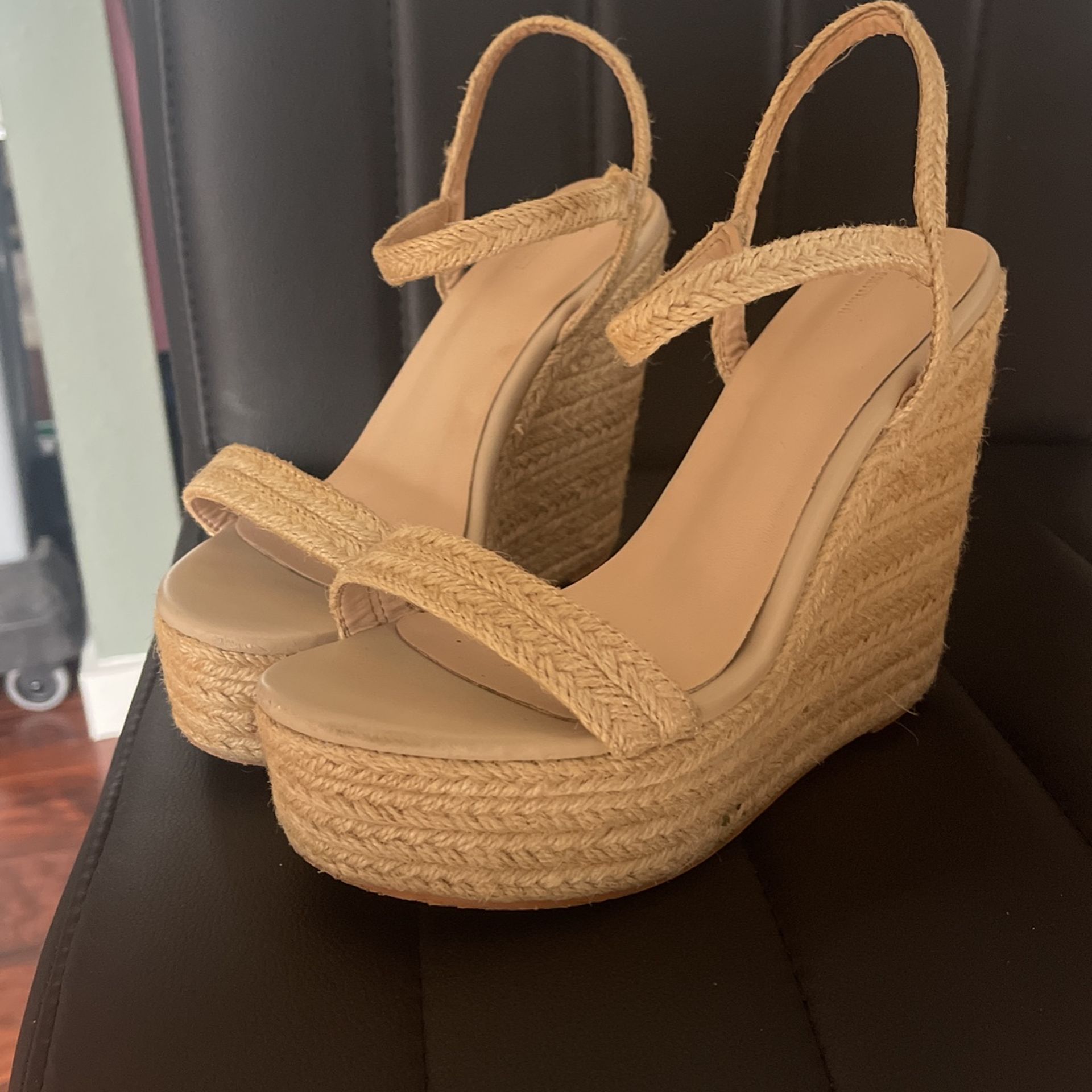 Womens Woven Wedges