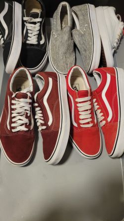 5 Pairs of Vans together