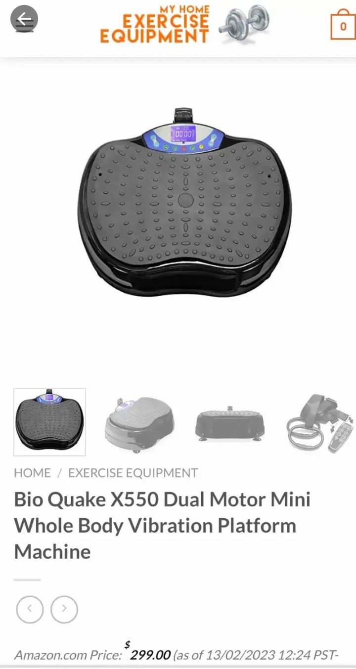 DUAL MOTOR WHOLE BODY VIBRATION PLATE EXERCISE...... CHECK OUT MY PAGE FOR MORE ITEMS