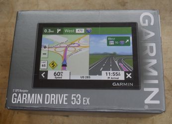 NEW Garmin Drive 53 EX 5" GPS Navigator 010-02858-02 CAR NAVIGATION open box . f(contact info removed)8.