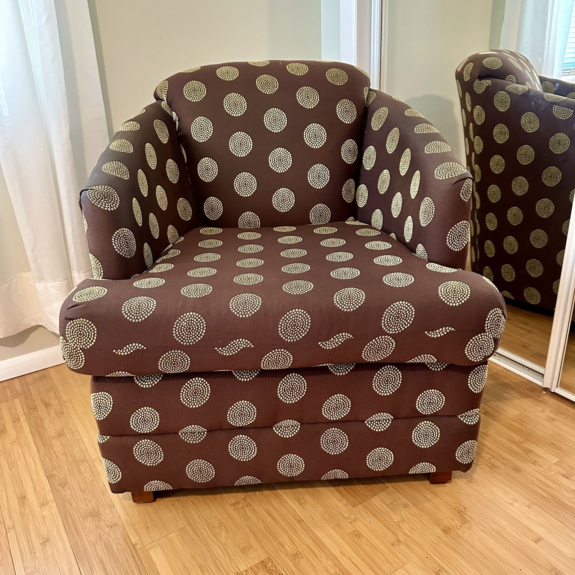 Upholstered Barrel Chair DR Kincaid Company Mid Century BO