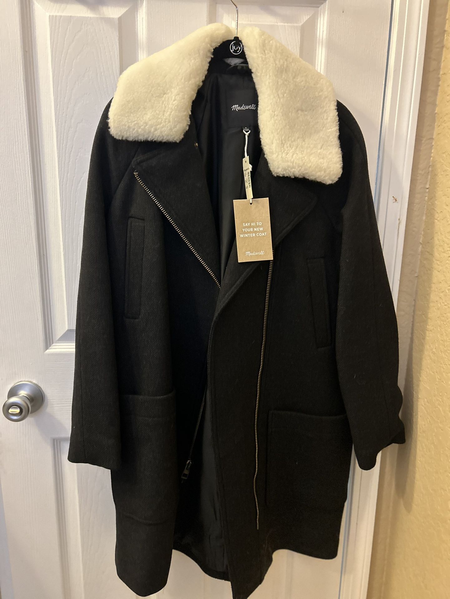 NWT Black Madewell Coat