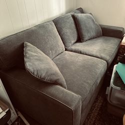 Charcoal grey 73” Sofa