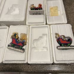 THE SIMPSONS CHRISTMAS ORNAMENTS 