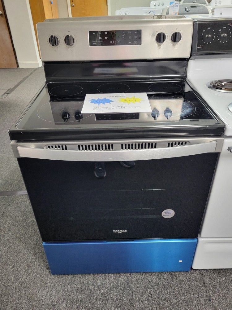 đź‘»Wicked Good Sales! 2021 Whirlpool 5 Burner Electric Stove-Warranty Included