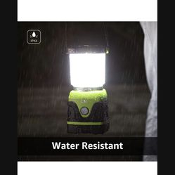 LE LED Camping Lantern, Battery Powered LED with 1000LMe, 4 Light Modes, Waterproof Tent Light, Perfect Lantern Flashlight for Hurricane, Emergency, S