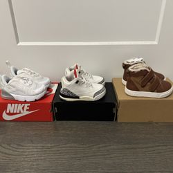 Size 6C Jordan WC3 AirMax 270 And Ugg Boot