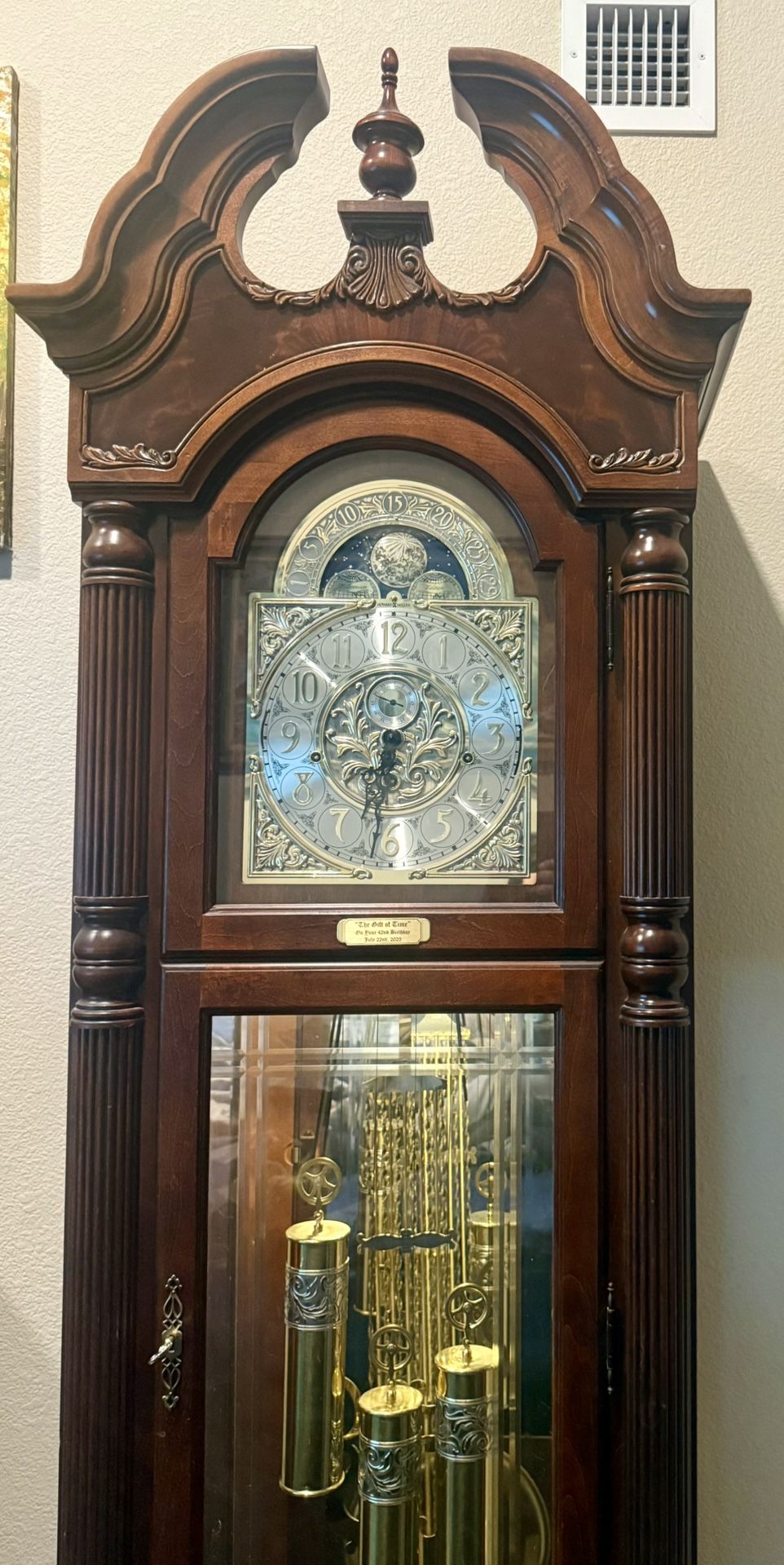 **L@@K @ Howard Miller Glenmour Grandfather Clock** Excellent Condition Just Serviced**