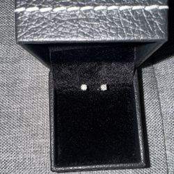 Real Moissanite Stud Earrings -GRA Certified 