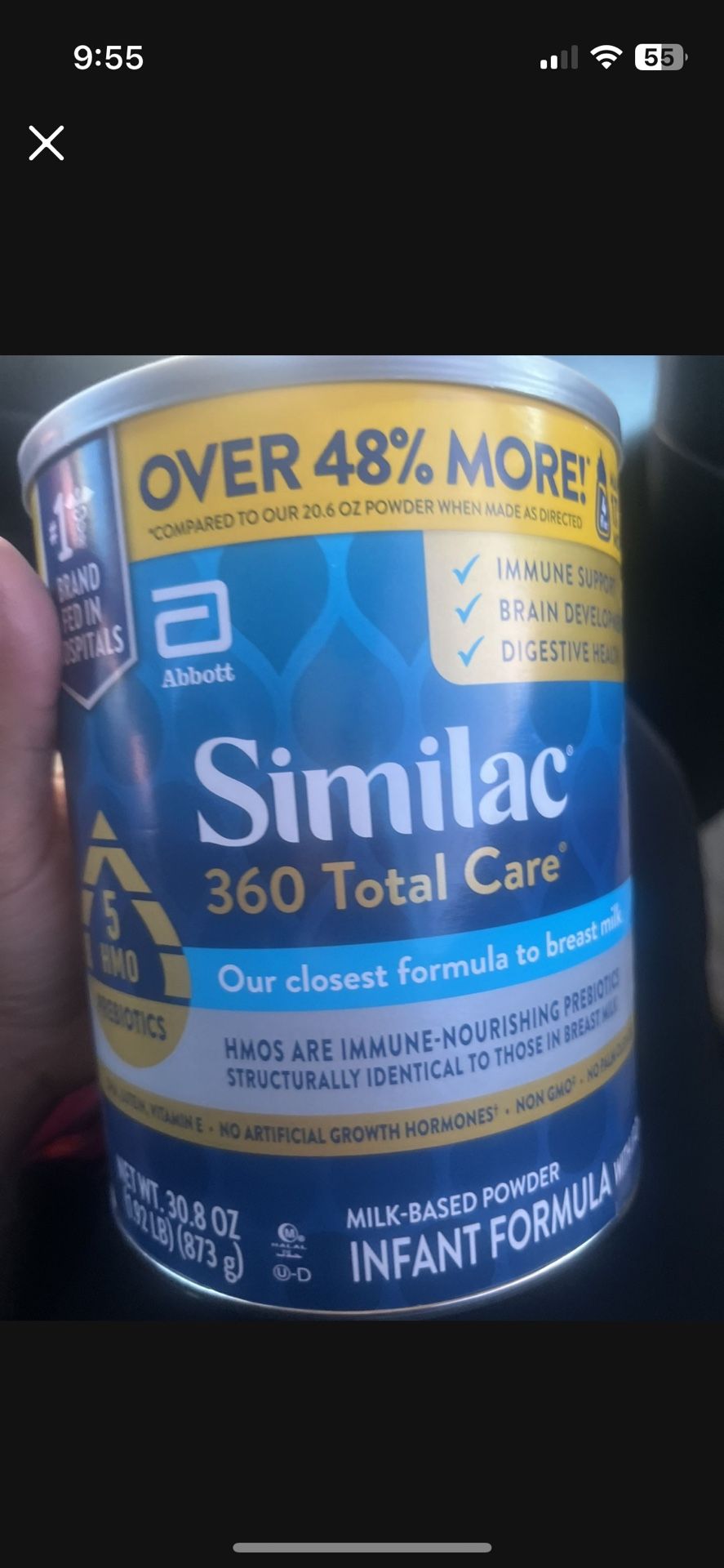 Similac 360 Total Care $25 Each 
