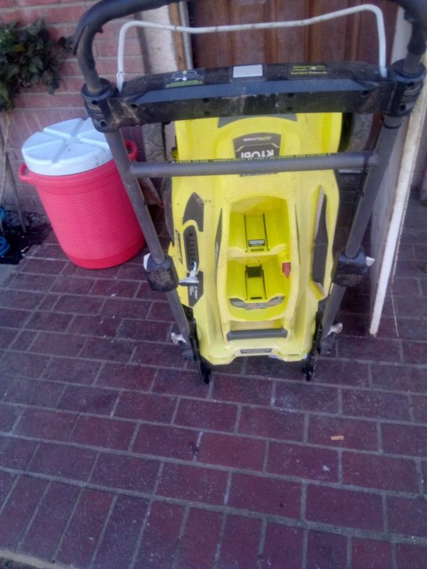 Used Electric Lawnmower In Good Shape It's Just Needs The Portable Battery's