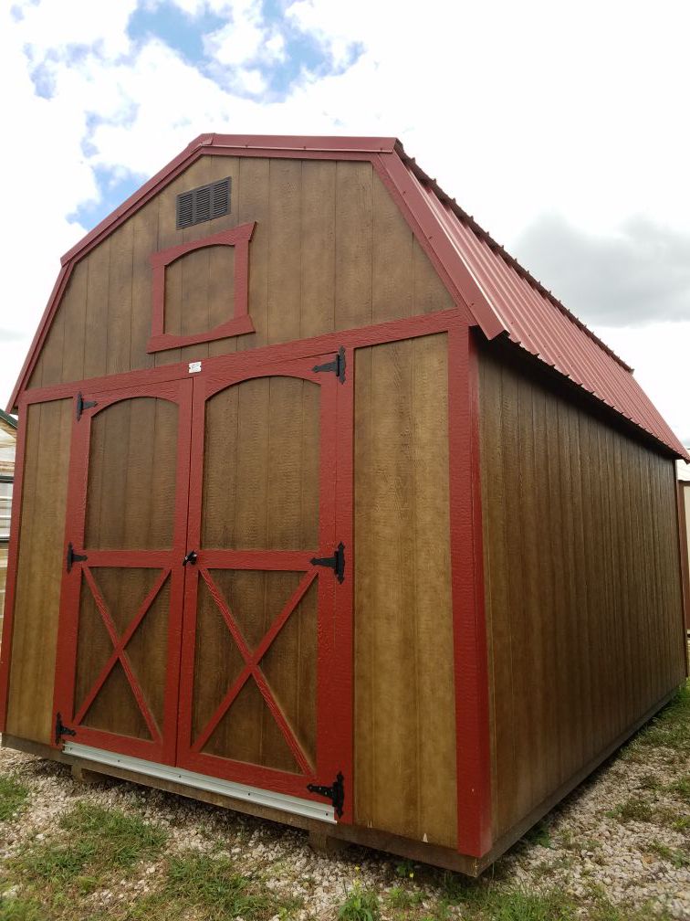 10x16 Lofted Barn, storage shed