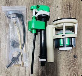 3-Inch Flush Valve Repair Kit for Most One-Piece Toilets, Compatible with TOTO Replacement Parts, Includes Toilet Drain Valve, G1/2" Adjustable Fill V