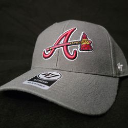 Atlanta Braves Tomahawk 47' brand MVP Adjustable MLB Hat Charcoal New w/  Tags for Sale in Atlanta, GA - OfferUp
