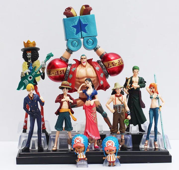 10pcs Japanese Anime One Piece Action Figure Collection 2 YEARS LATER