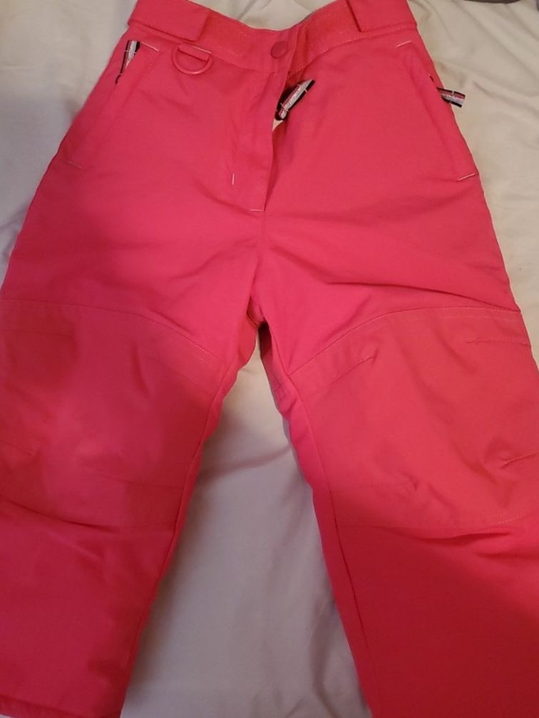 3T pink snow pants