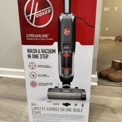 Hoover wash and vacuum in one step