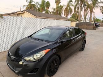 Hyundai Elantra Sedan Black 2012