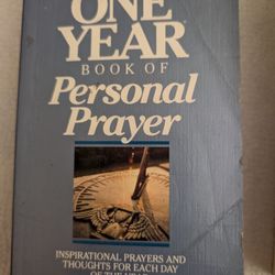 The One Year Book Of Personal Prayer. Inspirational Prayers And Thoughts For Each Day Of The Year. Published By Tyndale 1991 Pages 375 5x7x1