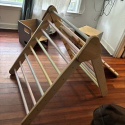 Climbing Wood Gym Set 
